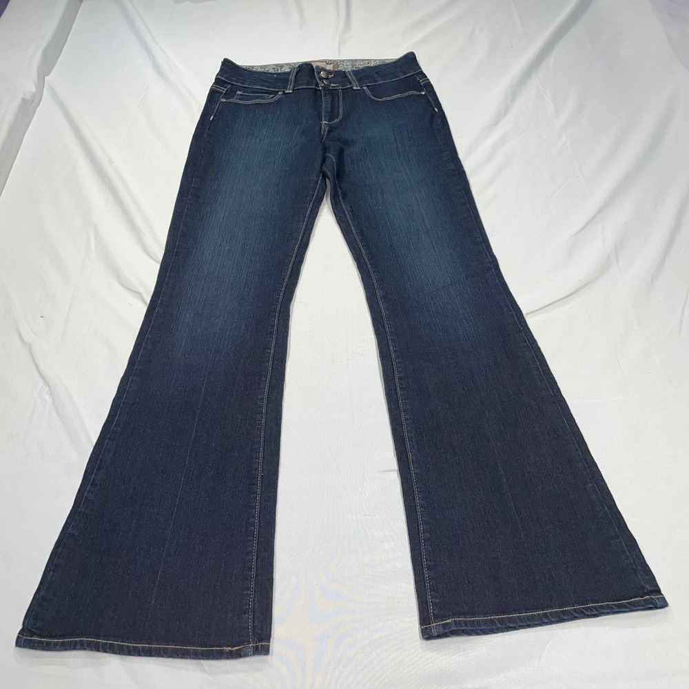 Paige Petite Premium Denim H.H. Boot Dark Wash Bootcut Jeans Size 27